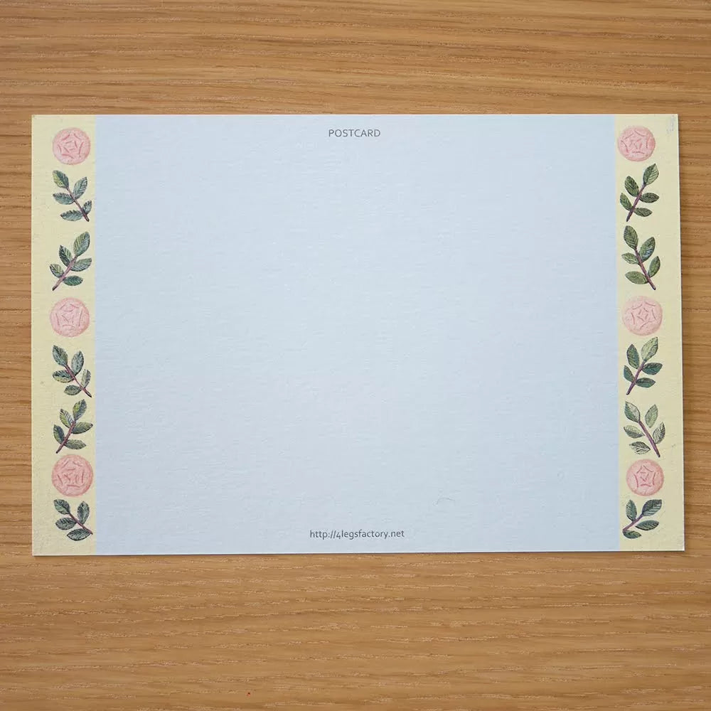 Size: 10cm x 14.8cm.
Double-sided full color.
Material: Paper (textured, slightly thick paper, ivory color)

The paper is environmentally friendly&nbsp;and contains over 30% non-wood bamboo pulp for a warm texture

Please note that the actual color may appear different&nbsp;on your computer or smartphone monitor.