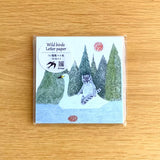 Featuring charming watercolor of wild birds and plants commonly found in Japan from Japanese illustrator 4legs

It is a convenient size that is not too big or too small.&nbsp;Please use it&nbsp;as a communication tool for small thank you and announcements.&nbsp;There are no lines on the front side, so&nbsp;you can use it freely as&nbsp;a shop card or business card&nbsp;with stamps and stickers&nbsp;as well as memos and letters.&nbsp;It is a great gift for people who like paper.&nbsp;The gorgeous and gentle 