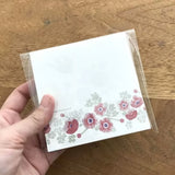 Featuring charming watercolor of wild birds and plants commonly found in Japan from Japanese illustrator 4legs

It is a convenient size that is not too big or too small.&nbsp;Please use it&nbsp;as a communication tool for small thank you and announcements.&nbsp;There are no lines on the front side, so&nbsp;you can use it freely as&nbsp;a shop card or business card&nbsp;with stamps and stickers&nbsp;as well as memos and letters.&nbsp;It is a great gift for people who like paper.&nbsp;The gorgeous and gentle 