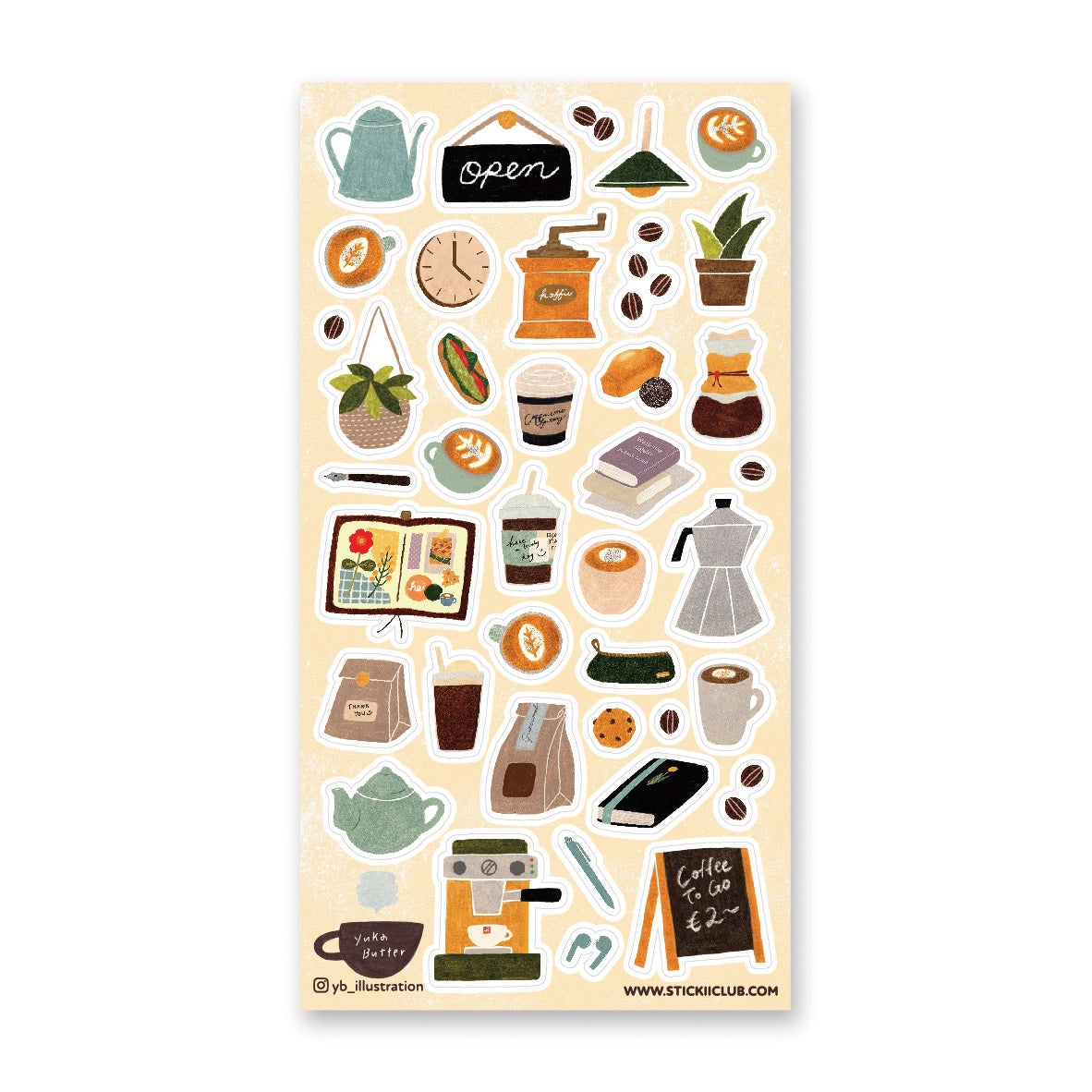 STICKII - Cafe Joy Sticker Sheet