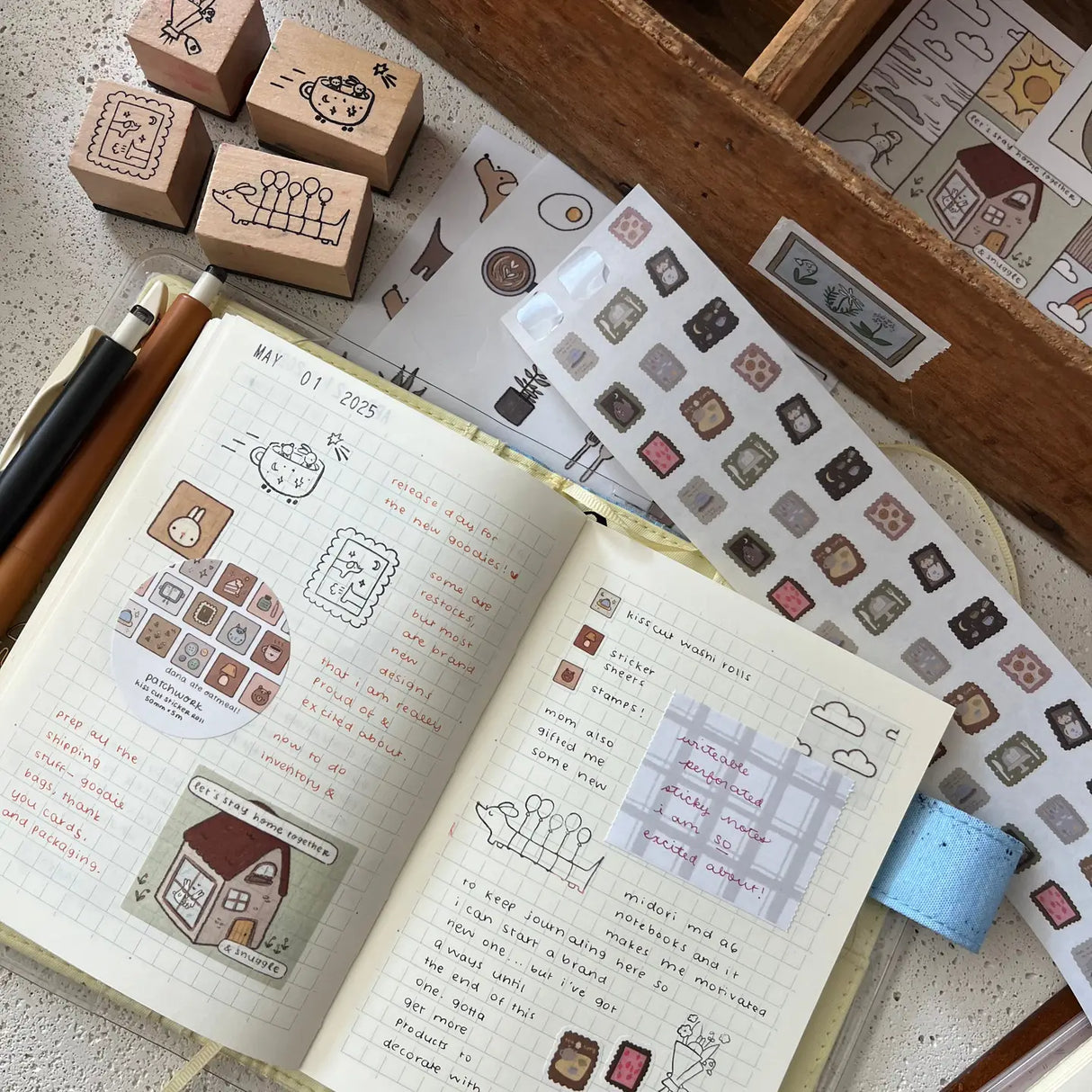 Balloonie Wooden Stamp