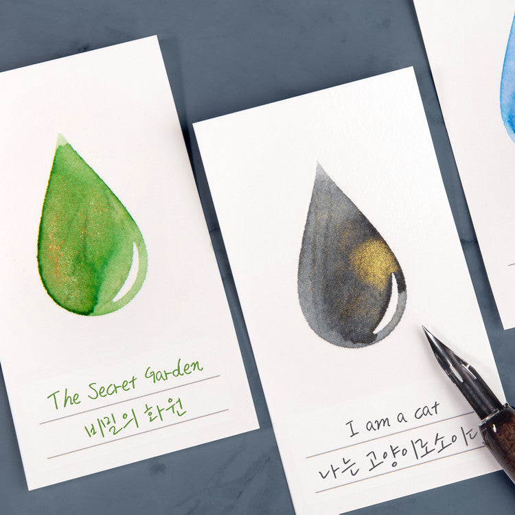 Wearingeul Ink Color Swatch Card - Ink Drop