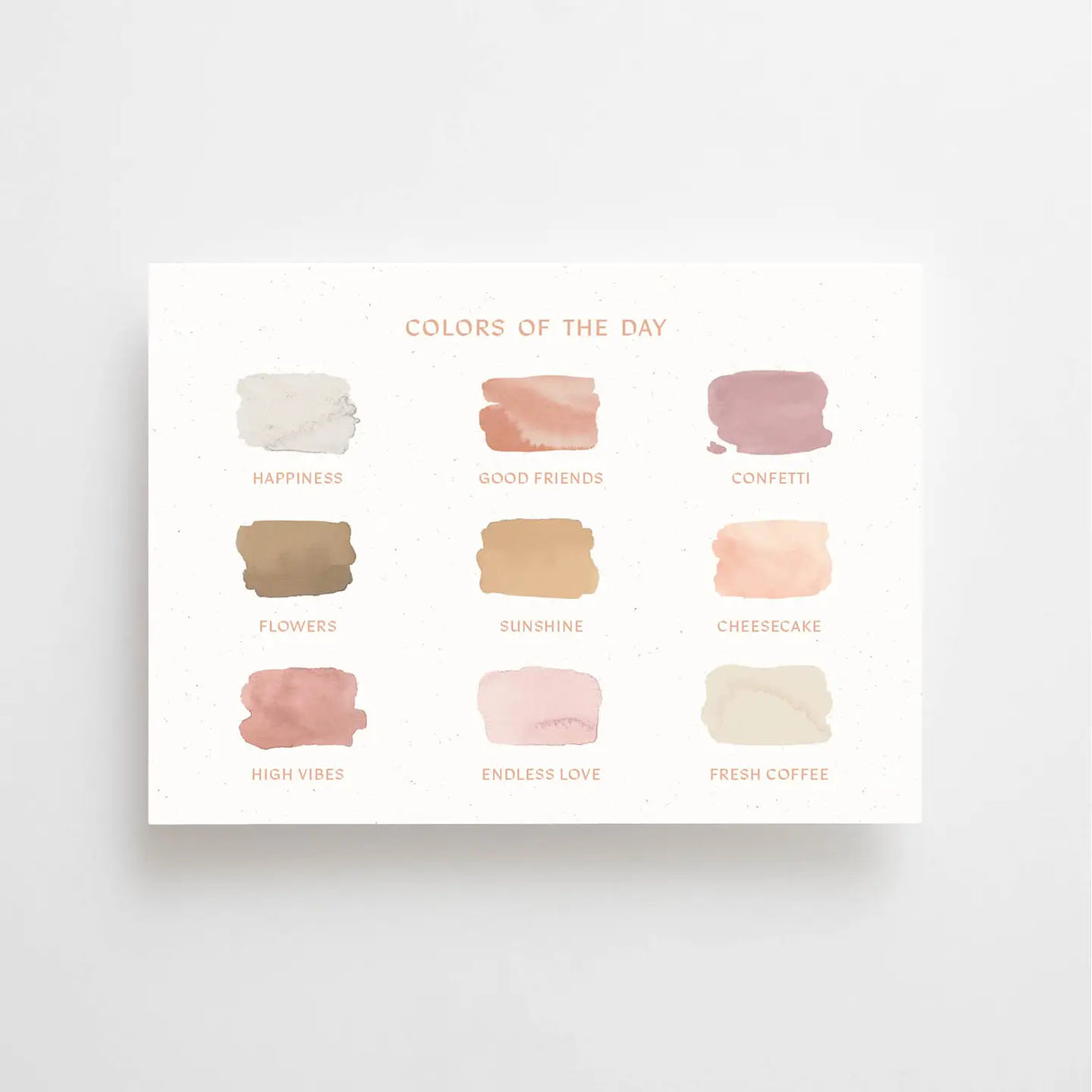 Anna Cosma Postcard - Colors of the Day