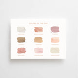 Anna Cosma Postcard - Colors of the Day