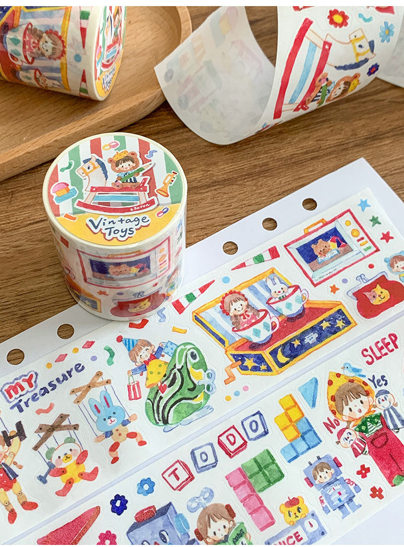 Molinta - Vintage Toys Sticker Roll