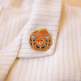 Cat Nap (Orange) Enamel Pin