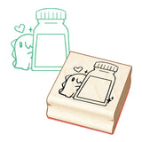 Sakuradragon Itty Bitty Bottle Wooden Stamp