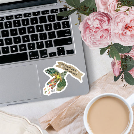 Let Your Heart Lead the Way Vinyl Sticker