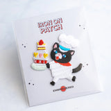 Baker Cat Iron-On Patch