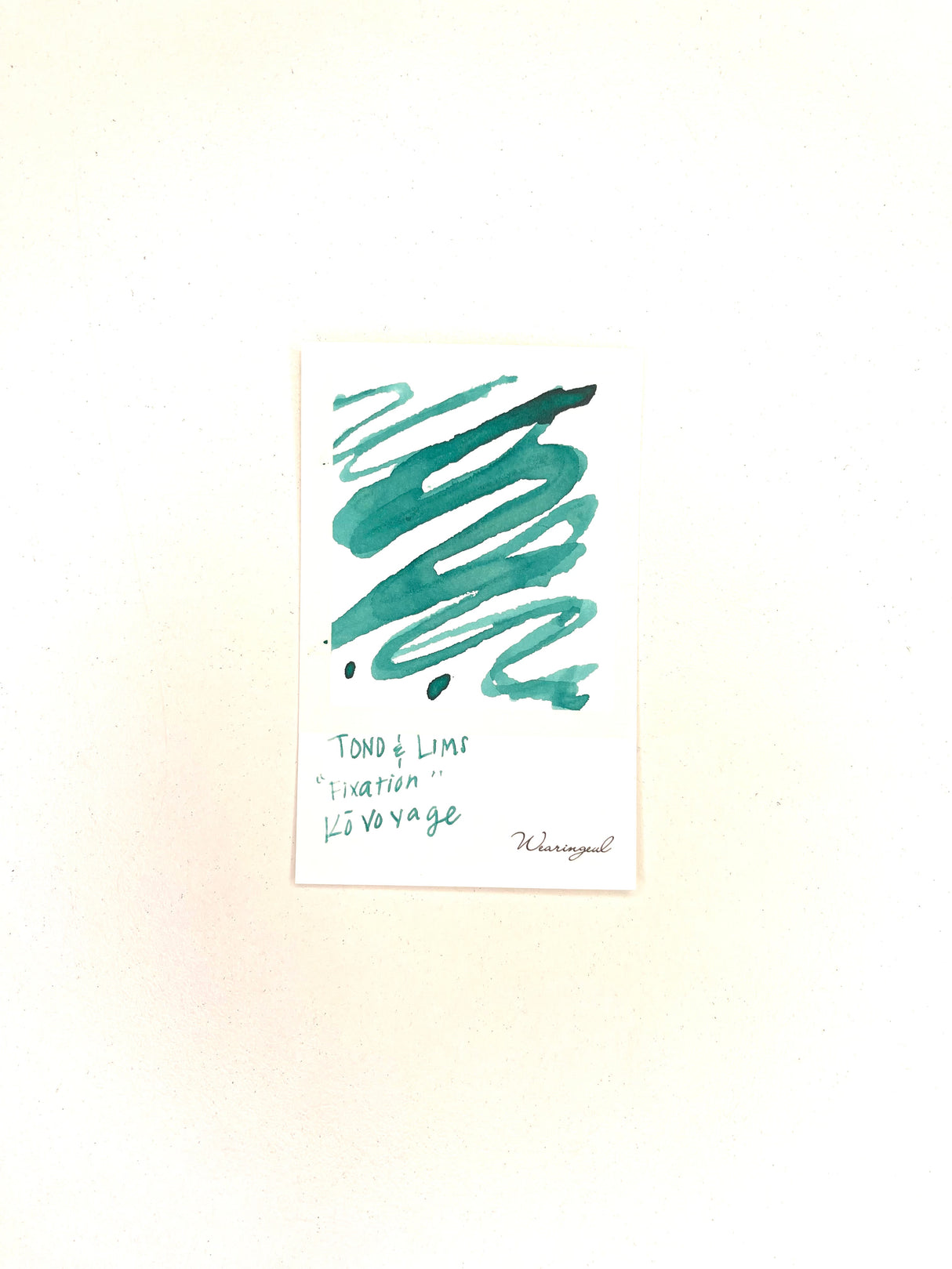 TONO & LIMS Ink - Fixation - 航  (Voyage)