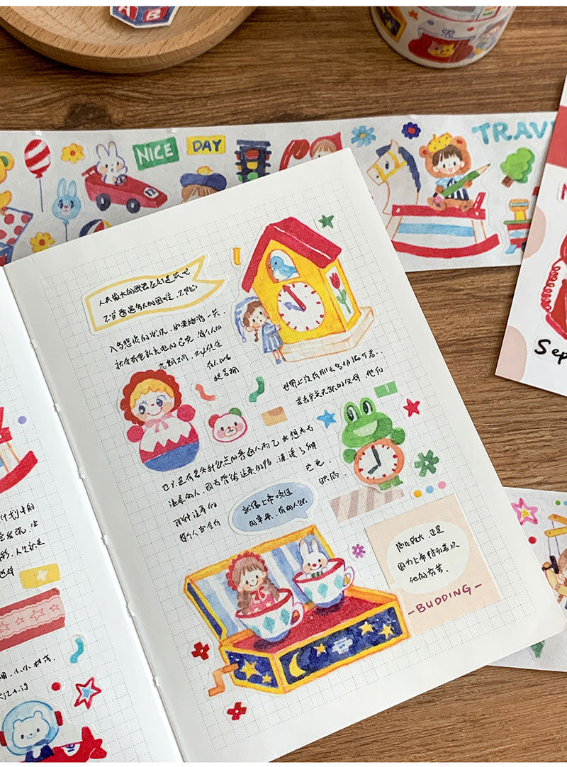 Molinta - Vintage Toys Sticker Roll