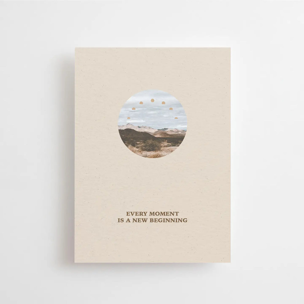 Anna Cosma Postcard - Every Moment Is A New Beginning