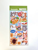 Maobabie Sticker Sheet - Cooking and Baking Kitties