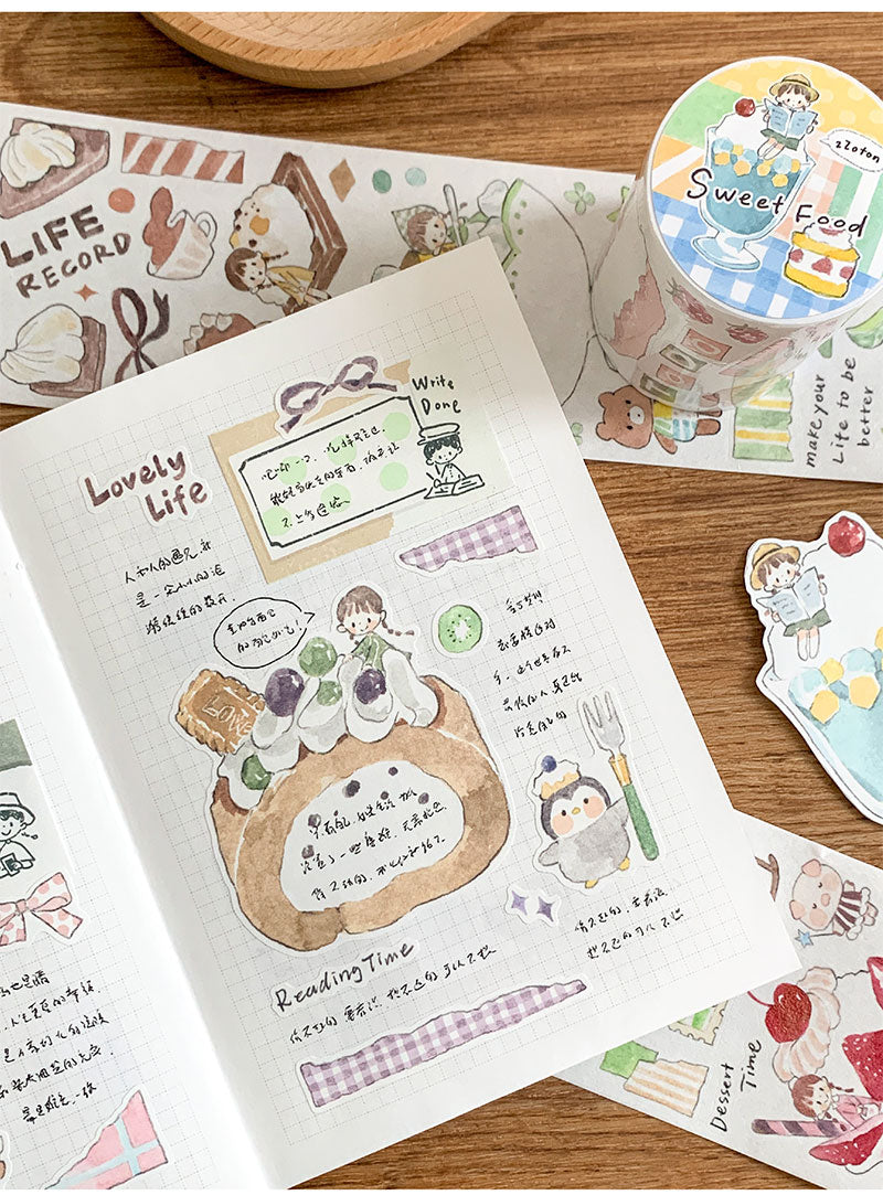Molinta - Sweet Food Sticker Roll
