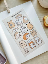 Chocolett - Ham Vinyl Sticker Sheet