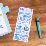 Thousand Skies - Cloudy Bunnies Clear Sticker Sheet