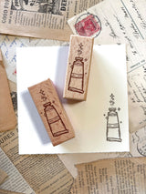 The Creeping Moon - Paint Tube Rubber Stamp