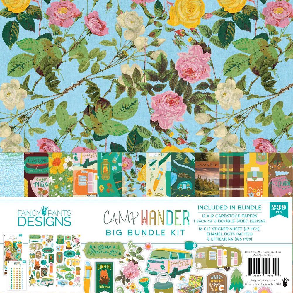 Fancy Pants Designs Scrapbooking Kit - Camp Wander
