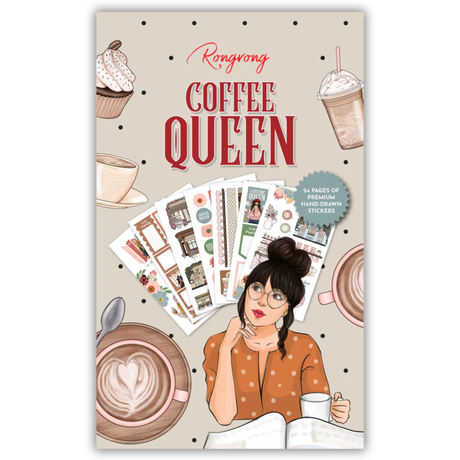 Rongrong Sticker Book - Coffee Queen

Get ready to wrap yourself in a warm hug with every sip of coffee! Introducing the Coffee Queen sticker book by Rongrong DeVoe. ☕️

Filled with 24 pages of premium hand-drawn stickers featuring adorable coffee lover fashion illustrations. From functional appointment trackers to cute coffee shop settings, this sticker book has it all. 😍

Show your love for the world's best drink and decorate your planner or notebook with these gorgeous stickers. Don't wait, grab your co