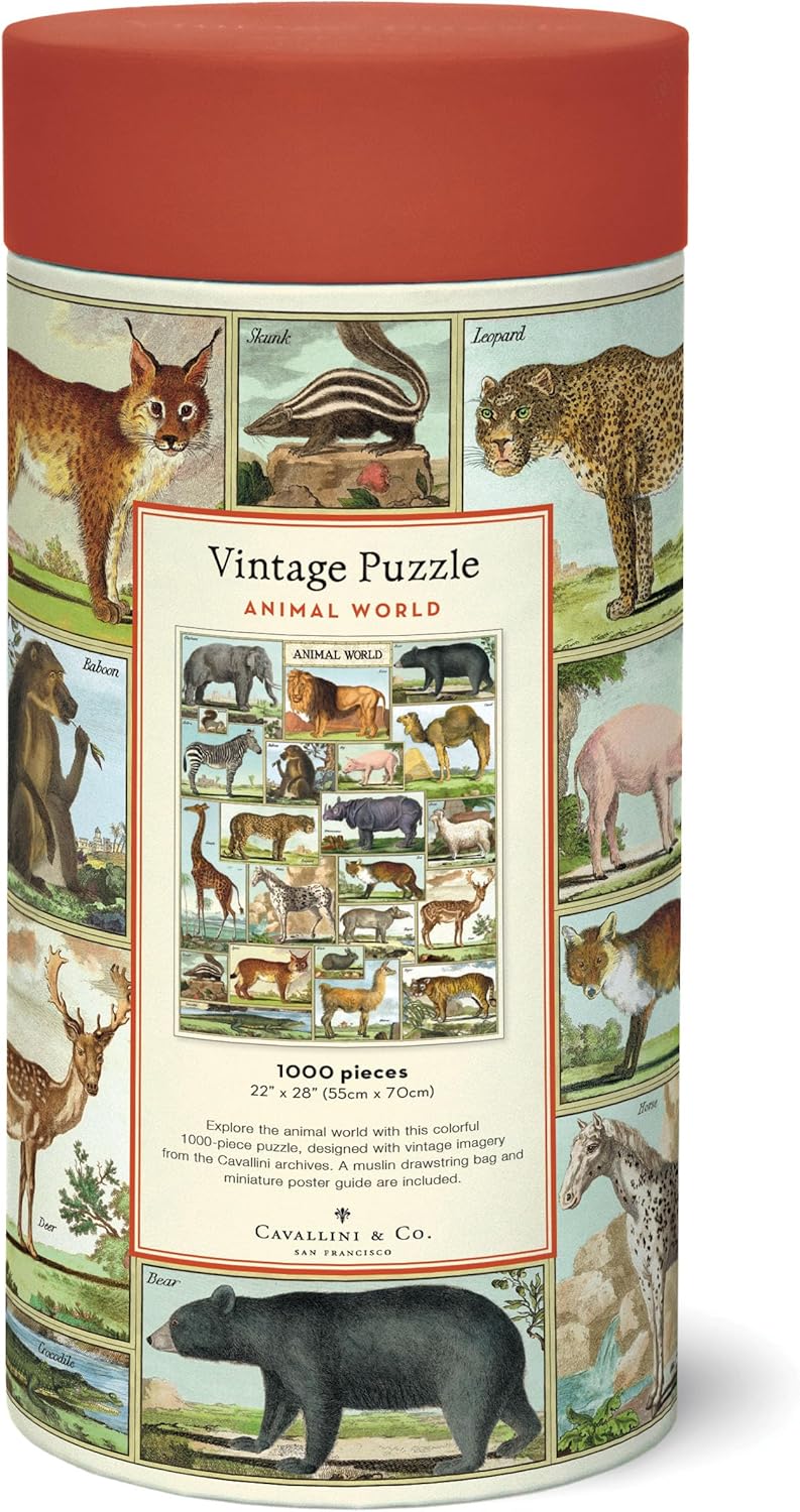 Rompecabezas de 1000 piezas del mundo animal
