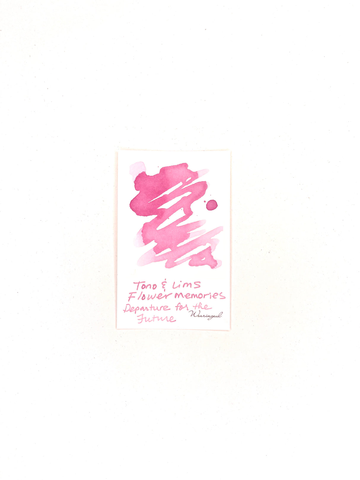 TONO & LIMS Ink - Flower Memories - Departure for the Future