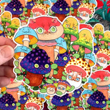 Paper Puffin - Mushroom Cat #27 Vinyl Sticker