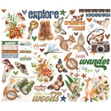 Simple Vintage Woodlands Die Cut Cardstock Bits