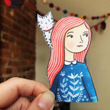 Forest & Fauna Paper Co. Vinyl Sticker - Cat Lady