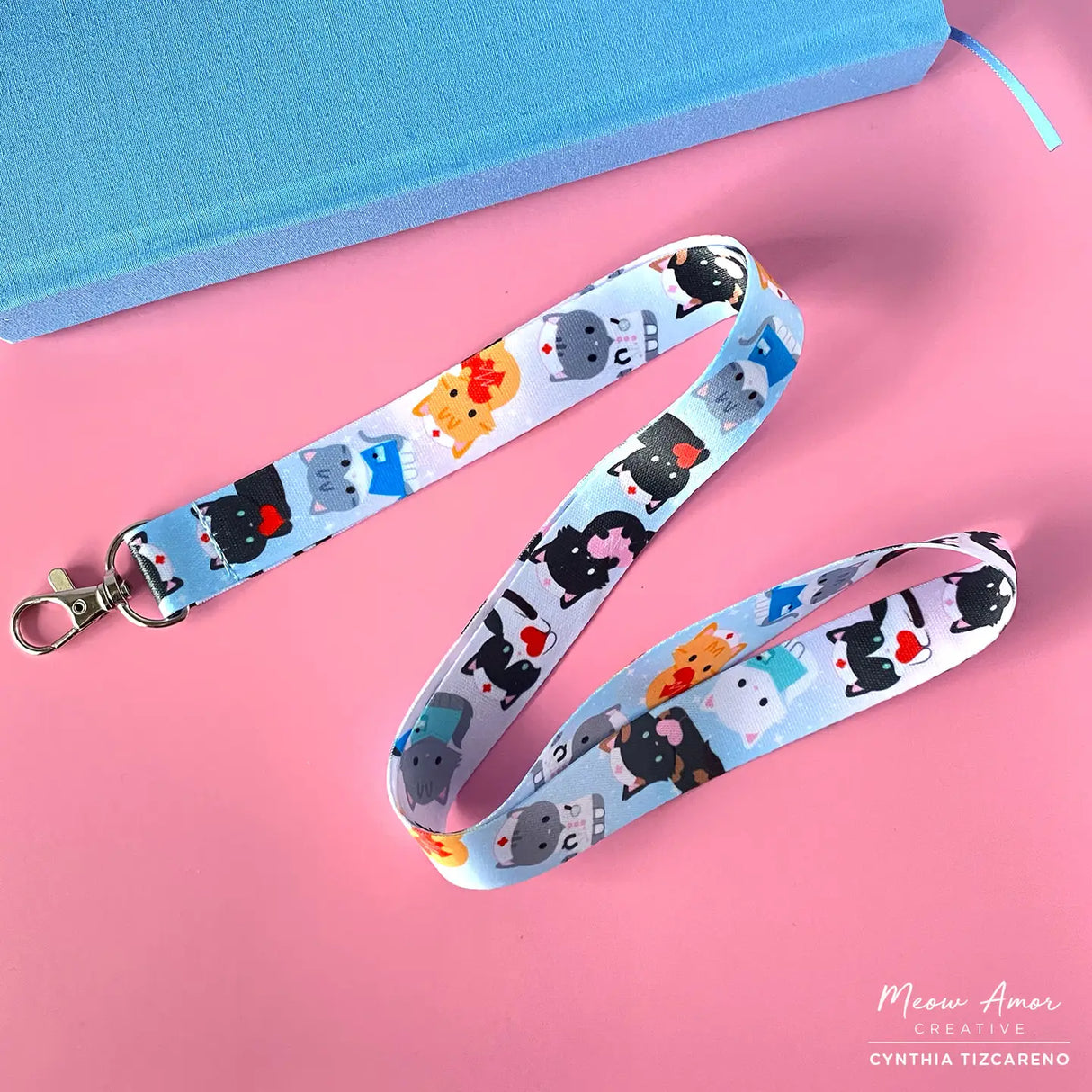 Meow Amor Creative - Medical Cats Lanyard
