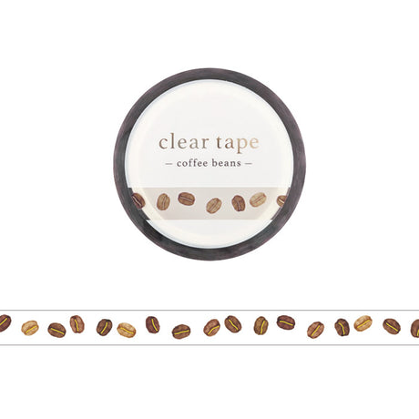 Coffee Bean Clear PET Tape Mind Wave