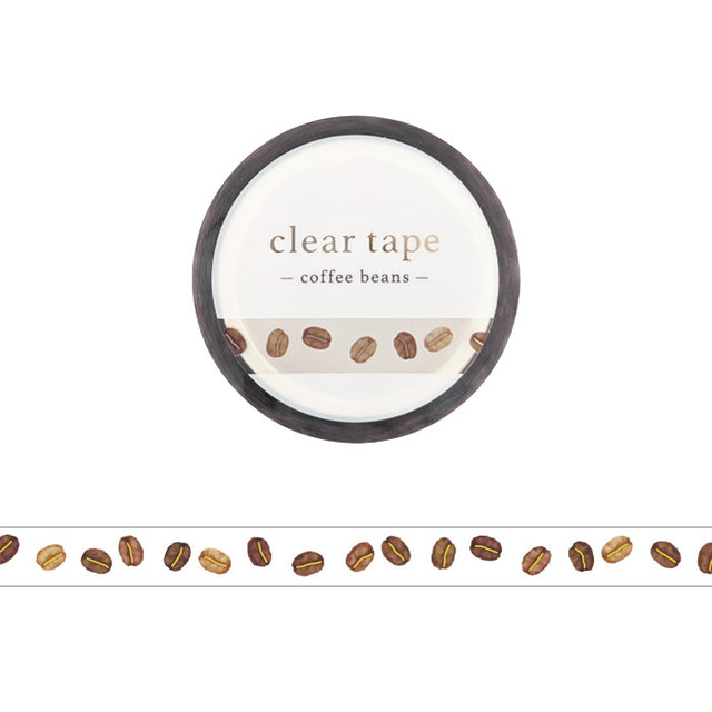 Coffee Bean Clear PET Tape Mind Wave