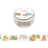 Hokkori Washi Tape Bear