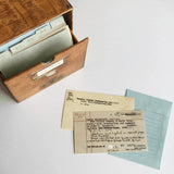 Card Catalog - 30 Notecards from the Library of Congress