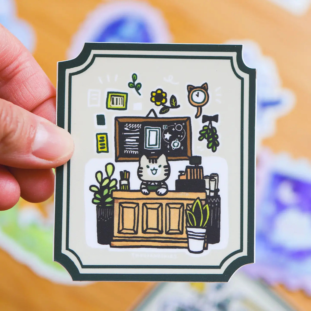 Thousand Skies - Stationery Store Vinyl Sticker