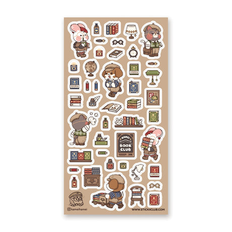 STICKII Cutie Book Club Sticker Sheet