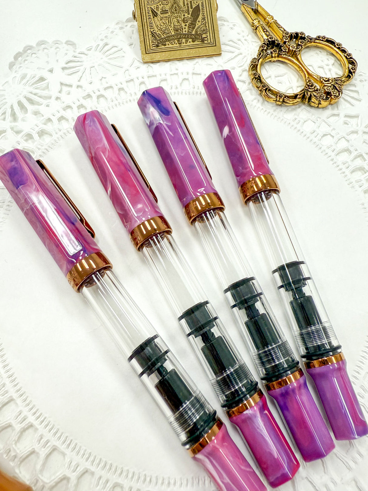 TWSBI ECO Fluorite Purple w/ Bronze Fountain Pen