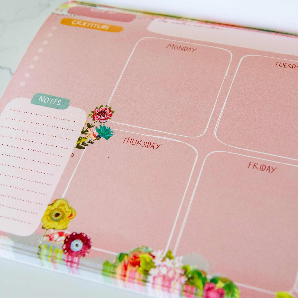 Heart-Led Weekly Planner Notepad
