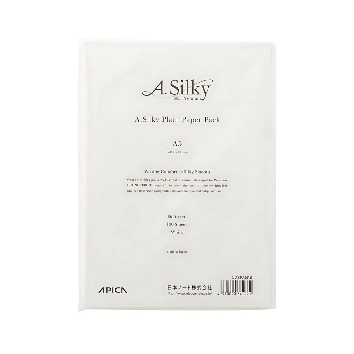 Apica A. Silky Premium Plain A5 Paper Pack
