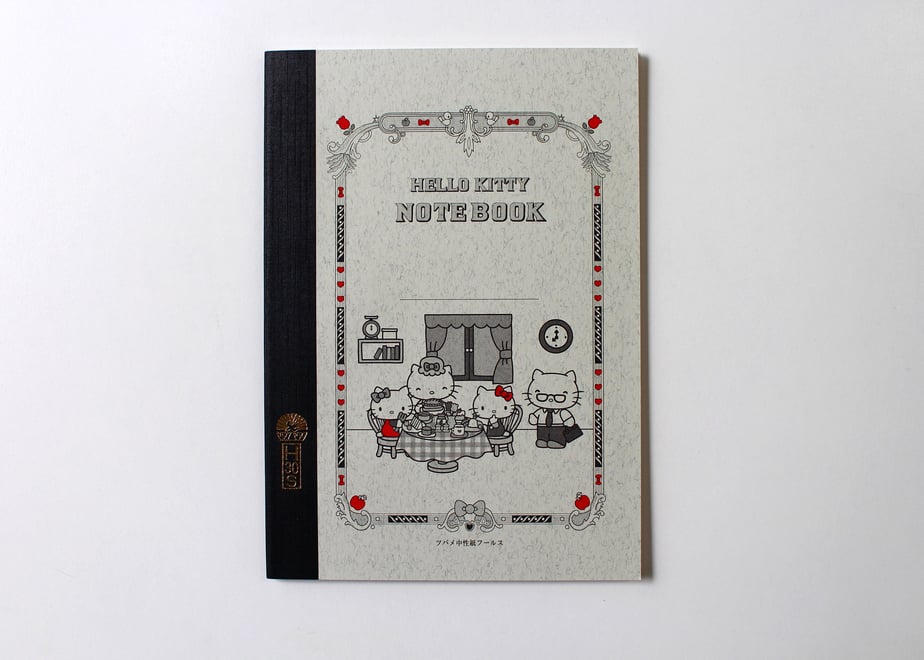 Tsubame Fools A5 Grid Notebook - Hello Kitty
