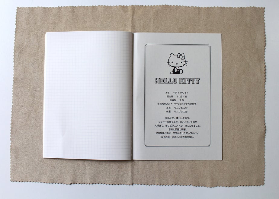 Tsubame Fools A5 Grid Notebook - Hello Kitty