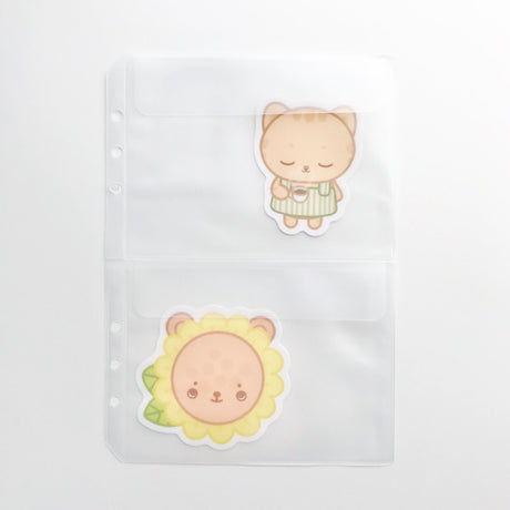 A5 Refill 2 Flap Pockets - Pack of 4