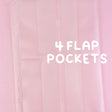 A5 Refill 4 Flap Pockets - Pack of 4