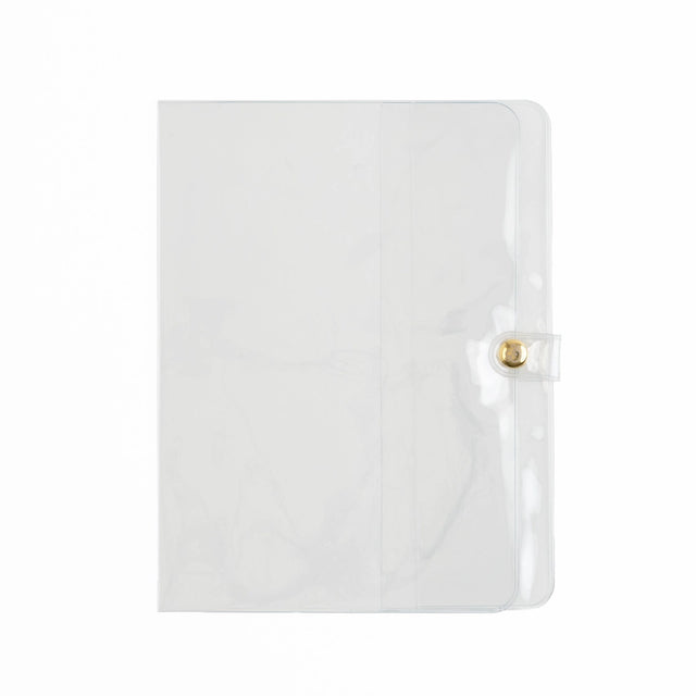 Protect your treasured A5 journal with this perfectly sized&nbsp;A5 Clear Journal Cover. This clear notebook cover shields your journal from spills, scratches, and everyday wear while keeping your chosen design visible and beautifully displayed.&nbsp;

Secure your journal with the&nbsp;button clasp closure, embossed with the elegant Archer &amp; Olive logo. Whether you're journaling at home, at work, or on the go, this cover can give peace of mind that your notebook will stay as perfect as the journaling wi