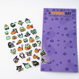 Robot Dance Battle - A Spooky Day Planner Sticker Sheet