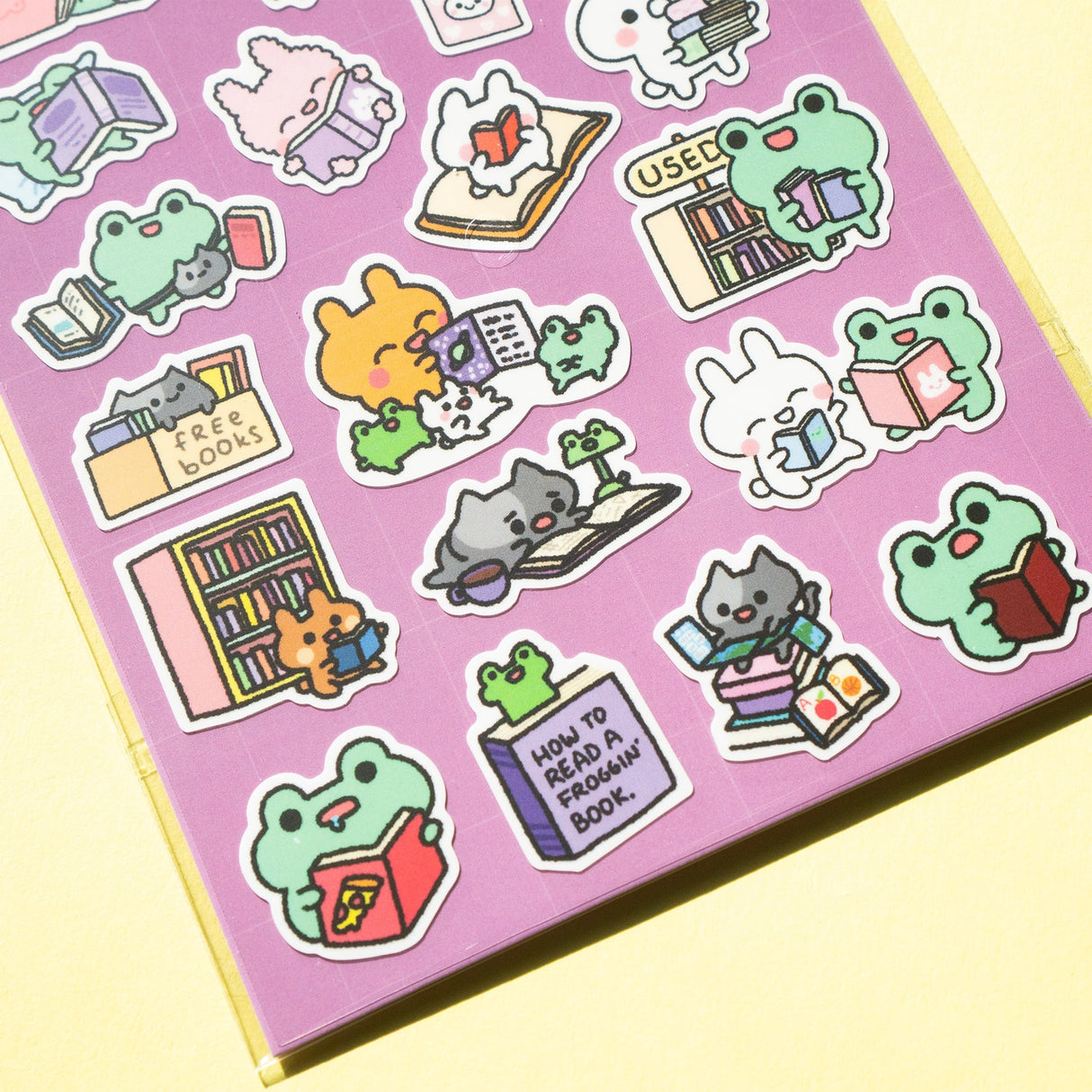 This is part of a new series of sticker sheets that feature different "days". There are 23 individual stickers on the sheet full of bizness success.

They are vinyl stickers on a clear plastic sheet with a backing card and packaging that's ready to display.

The whole packaging is 3.8 x 8.75" and is ready to hang. The sticker sheet is 3.75 x 5.8"