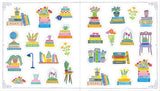 A collection of 400+ beautifully illustrated stickers that will delight bookworms.

Celebrate the joy of reading with this special collection of 500+ book-themed stickers, each one a tiny treasure and visual ode to the transformative power of books. The stickers within are thoughtfully hand-painted and designed to speak right to a book lovers heart: There are cozy shelves overflowing with carefully stacked books and potted plants; quaint bookstore facades that beckon readers inside with their artful and abu