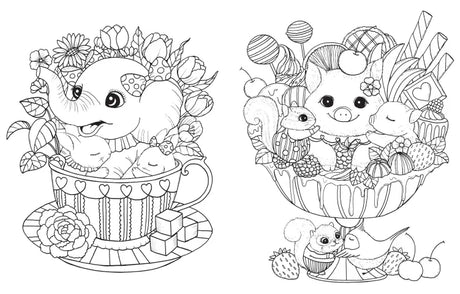 Filled with quirky, off-the-wall illustrations, Lulu Mayo’s coloring book has over 30 spreads packed with cute animals of all shapes and sizes expressing love through hugs and kisses. Her instantly recognizable style brings gentle fun and humor to each scene that kids and adults alike will love bringing to life with color.