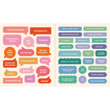 This is THE gift for the millions of romance readers who can't get enough of their favorite genre! There is so much to celebrate about romance books: the tropes, the characters, the language, the authors, the fanbase, the camaraderie . . .

Featuring hundreds of fun and colorful stickers, this gorgeous sticker book has it all: illustrated romance bookstores, phrases like "and then they kissed," "happily ever after," and "crying over fictional characters," subgenres, and more. It's the perfect self-purchase 
