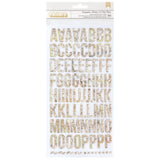 American Crafts Thickers Stickers - Abroad Everywhere Map