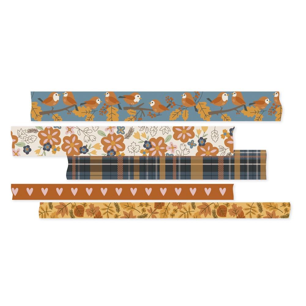 Acorn Lane Washi Tape 5/Pkg